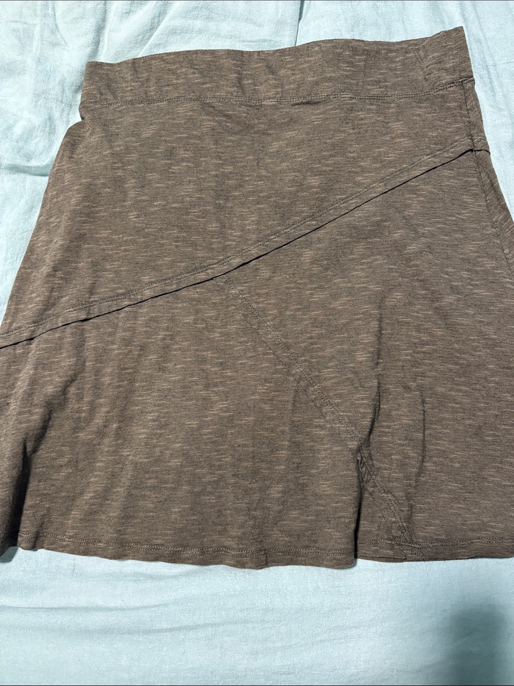 Toad&Co Brown Knit Waistband skirt medium